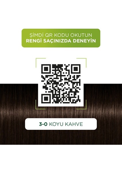 Kalıcı Doğal Renkler 3-0 Koyu Kahve fiyatları