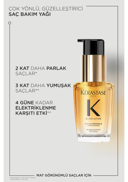 Elixir Ultime Saç Bakım Yağı 30 ml modelleri