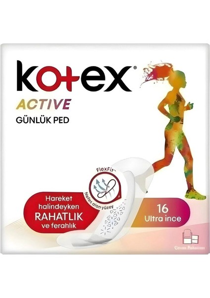 Active Ped 16'lı Uzun - 2'li Paket