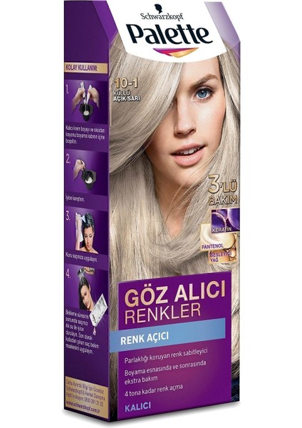 Schwarzkopf Palette 10-1 Küllü Açık Sarı Saç Boyası