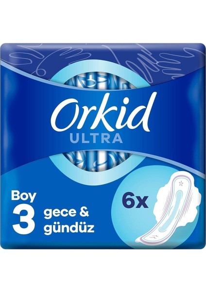 Ultra Gece & Gündüz (Boy 3) 6 Adet Hijyenik Ped