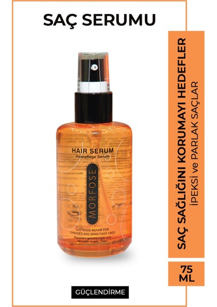Suya Dayanıklı Argan Yağlı Saç Bakım Serumu 75 ml Kırık Uç Onarıcı ve Elektriklenme Önleyici fırsatları