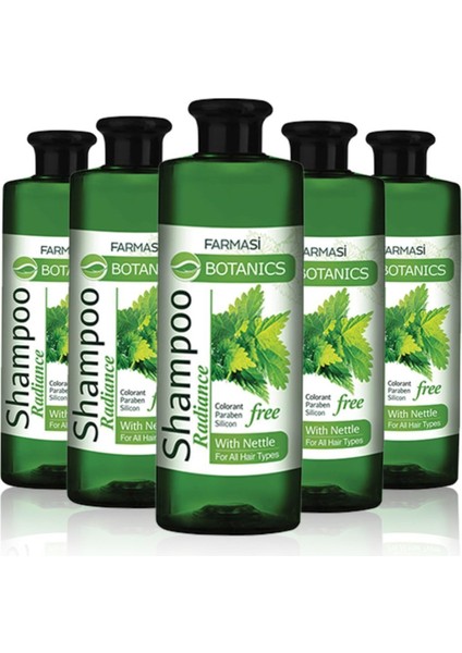 Botanics Isırgan Özlü Şampuan 500 ml 5 Adet