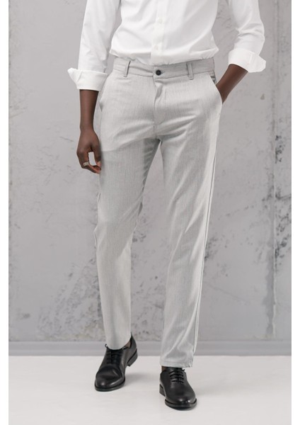 Slimfit Pamuklu Likralı Esnek Mevsimlik Kumaş Pantolon