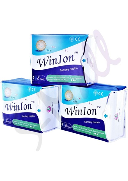 Winalite Winion Negatif İyonlu Hijyenik Ped 3 Adet Ultra İnce ve Emici fiyatları