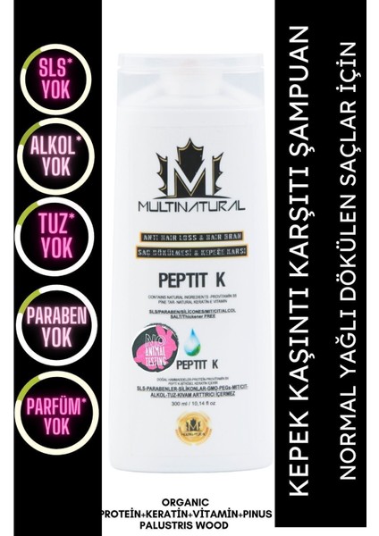 Kepek ve Seboreik Şaç Dökülmesi Karşıtı Şampuanı Eğzama -XL Keratin Protein Peptid Caffein Egzamans