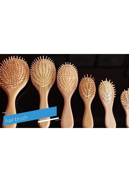 Bambu Uçlu Fırça Ahşap Saç Fırçası Ahşap Tarak fiyatları