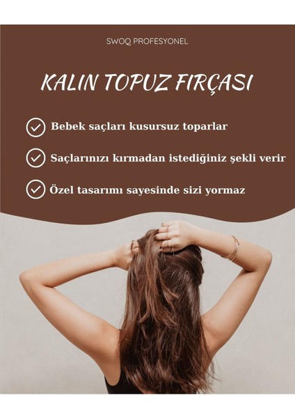 TPZ17 Topuz Fırçası Kokusuz Pamuk Karışımı Malzemeden Tüm Saçlar İçin Besleyici Etki fiyatları