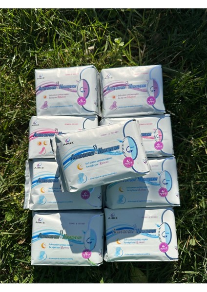 Hijyenik Kadın Pedi 2 Paket 30'lu Günlük 5 Paket 8'li Gece 2 Paket 10'lu Gündüz
