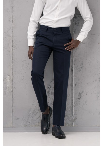 Regular Fit Pamuklu Yan Cep Klasik Yazlık Gabardin Pantolon