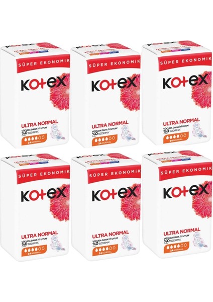 Ultra Hijyenik Ped Normal 24'lü 6 Adet