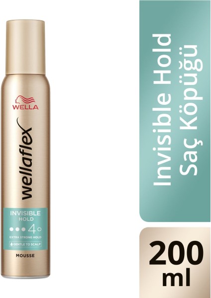 Wellaflex Invisible Hold Saç Köpüğü - 200 ml