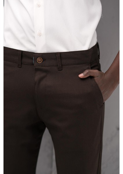 Slimfit Pamuklu Likralı Esnek Mevsimlik Kumaş Pantolon fırsatları