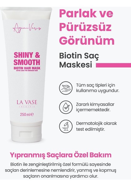 Biotin Saç Maskesi Tüm Saç Tipleri için Kokusuz 250 ml Sürdürülebilir Malzeme fiyatları