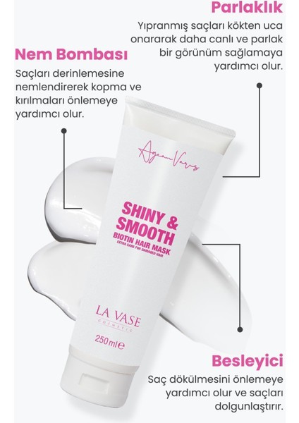 Biotin Saç Maskesi Tüm Saç Tipleri için Kokusuz 250 ml Sürdürülebilir Malzeme modelleri