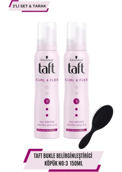 Saç Köpüğü Bukle Belirginleştici No:3 2 Adet Tarak
