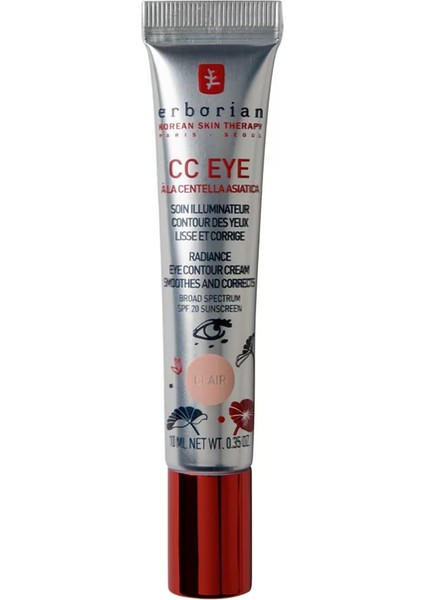 CC Eye With Centella Asiatica - Aydınlatıcı Krem Clair 10 ml
