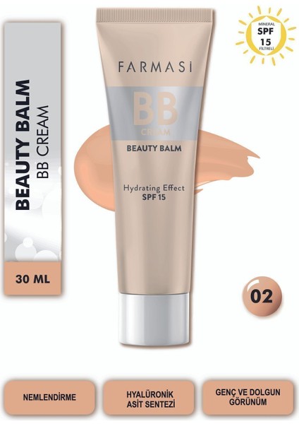 Bb Krem 02 30 ml Yeni Seri 8690131782504
