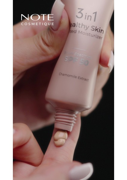 Note 3 In 1 Healthy Skin Tinted Moisturizer Spf 50 Renk Ton Eşitleyici Aydınlatıcı Krem fiyatları