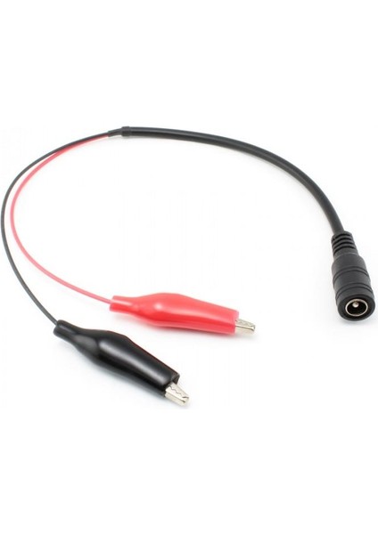 Dc 5.5x2.1 mm Dişi Jack - Krokodil Çevirici Kablo