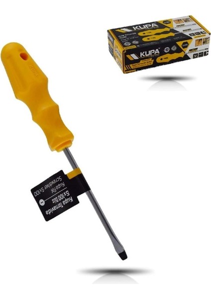 Kupa KUP3017 Tornavida 5*125 Düz