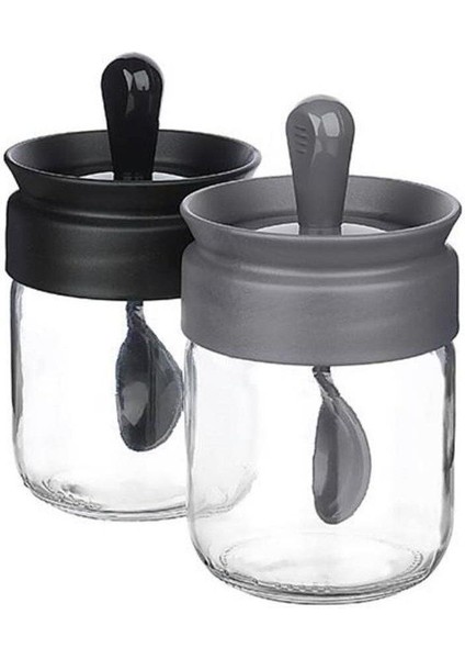 2 Adet Baharatlık, Cam Kaşıklı Baharatlık, Kaşıklı Baharat Saklama Kavanozu fiyatları