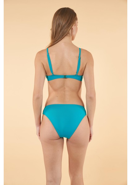 Ince Askılı Kaplı Bikini Takımı - Turkuaz fiyatları