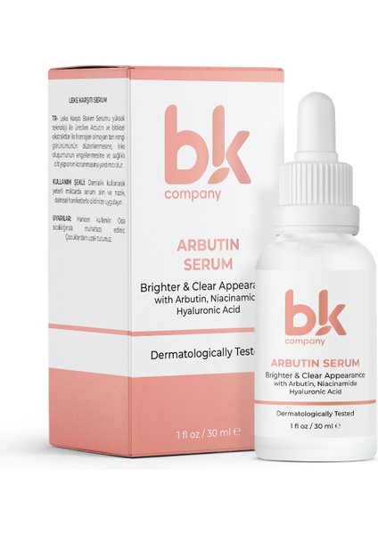 Leke Karsıtı, Cilt Tonu Eşitleyicı Ve Aydınlatıcı Arbutin Serum 30 ml indirimleri