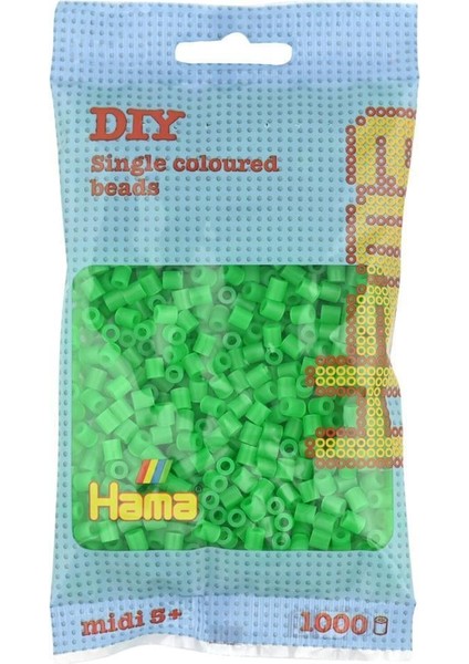 1.000'lik Hama Midi Boncuk - Neon Yeşil