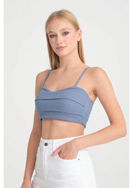Halter Yaka Crop Top - %100 Pamuk, Yazlık Şık Tasarım indirimleri