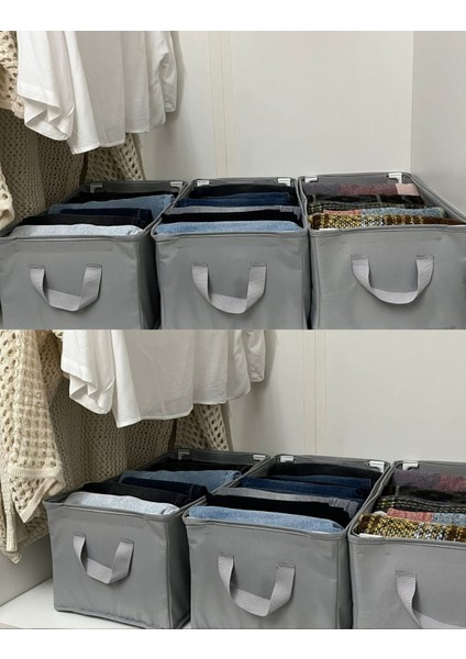 4 Adet Dolap Içi Düzenleyici Raf Düzenleyici Saklama Tənzimləyici Kıyafet Organizeri Impertex 45 x 25 x 20