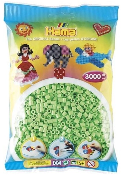 3.000'lik Poşet Hama Midi - PASTEL YEŞİL