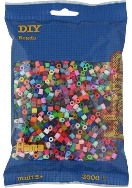 Midi Boncuk 3000’lik - Karışık 58 Renk