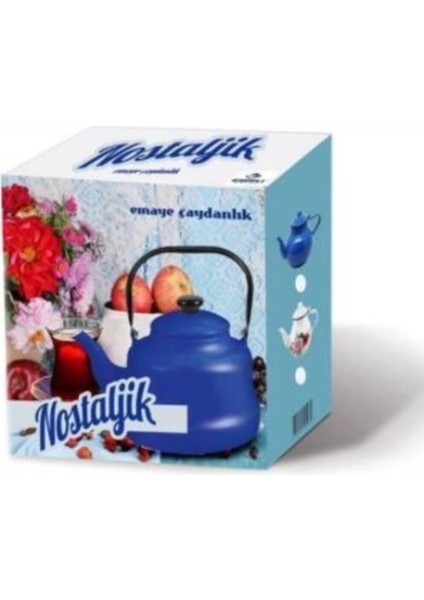 Emaye Mavi Demlik Çaydanlık 1.1 Lt Kamp İçin Dayanıklı ve Hafif Tasarım fiyatları