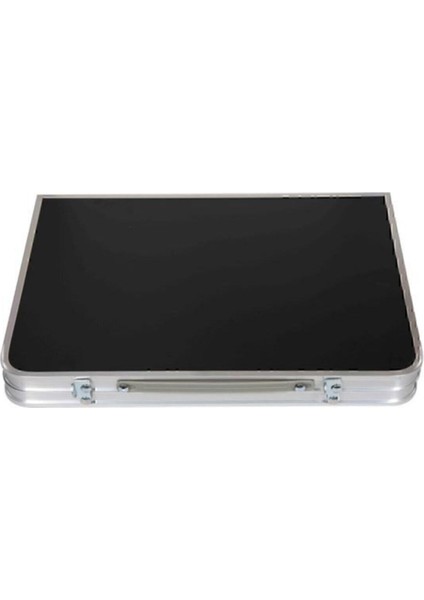 Katlanır Siyah Kamp ve Piknik Masası 60x40 cm – Taşınabilir, Dayanıklı ve Outdoor Kullanıma Uygun