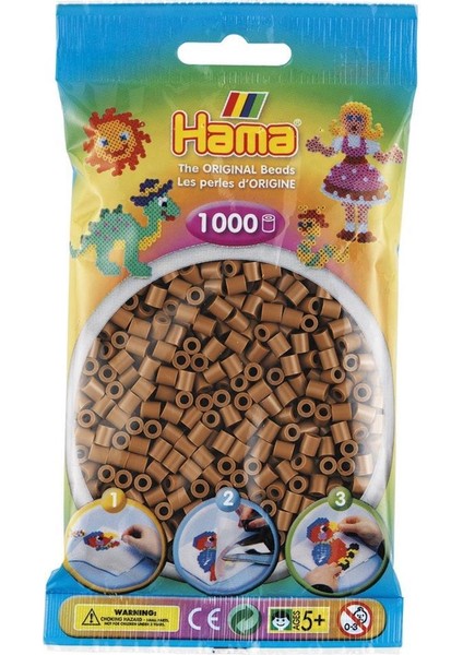 1.000'LIK Hama Midi Boncuk - Kahverengi