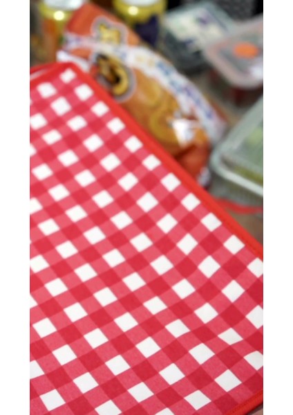 25-29,9 L Termo Lüks Piknik Çantası Kırmızı Ekoseli 35 x 20 x 20 cm Kırmızı fiyatları