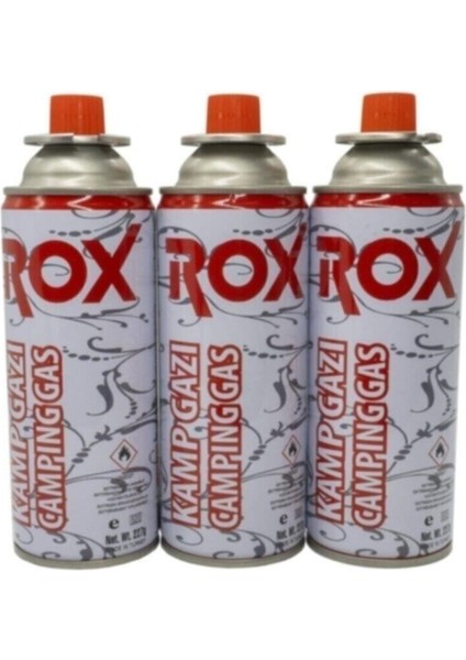 Kamp Ocak Gazı Valfli Kartuş 227GR - 3 Adet