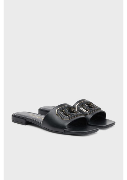 Tarisha Deri Karışımlı Logolu Terlik FLJTARLEA19 Bayan Terlik Fljtar LEA19 Blkgo fiyatları