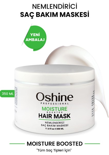 Kuru Saçlar İçin Nemlendirici Saç Maskesi, Moisture Hair Mask 350 ml