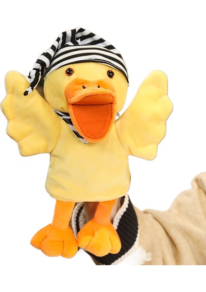 Sevimli Peluş Bebek El Kuklası Ebeveyn-Çocuk Oyunu Dinozor Tyrannosaurus Rex Hayvan Eln Bebek Bez Bebek El Kuklası (Yurt Dışından)