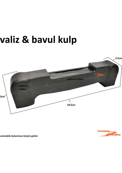 Valiz Düğmeli Çekme Kolu 19.5cm Siyah Renkli Orta Boy Bavul Kulp Kalite fiyatları