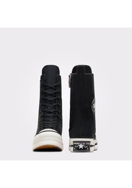 Chuck 70 Plus Unisex Siyah Platform Sneaker