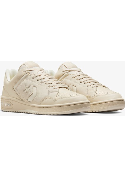 Weapon Unisex Krem Deri Sneaker