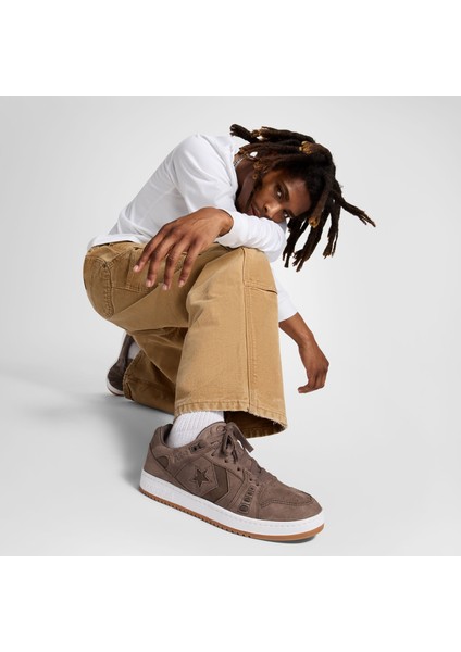 As-1 Pro Unisex Kahverengi Deri Sneaker