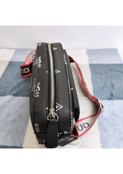 Kadın Basit Düz Renk Baskılı Omuz Çantası, Crossbody Küçük Kare Çanta (Yurt Dışından)