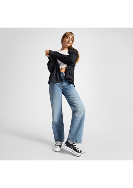 Chuck Taylor All Star Lift Kadın Siyah Platform Sneaker indirimleri