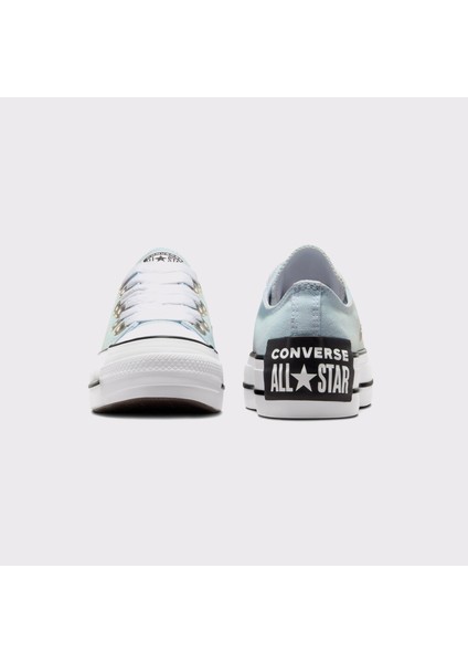 Chuck Taylor All Star Lift Kadın Mavi Platform Sneaker modelleri
