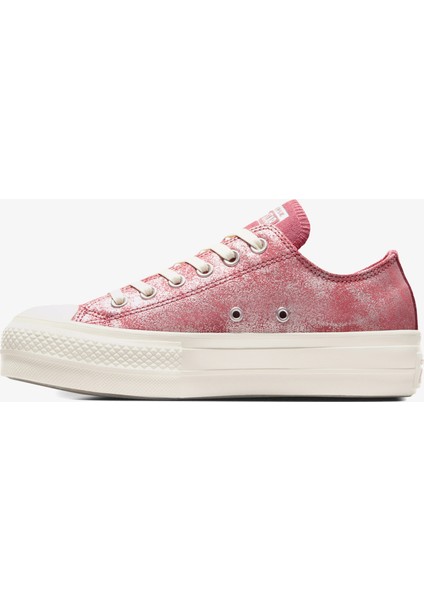 Chuck Taylor All Star Lift Kadın Pembe Süet Platform Sneaker fırsatları