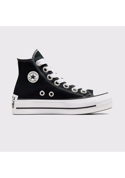 Chuck Taylor All Star Lift Kadın Siyah Platform Sneaker